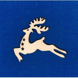 SKLEJKA #3mm Renifer 10x8,5cm